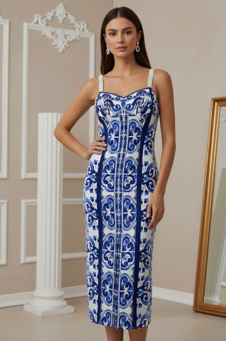 Vestido Estampa DG - luxo novidade