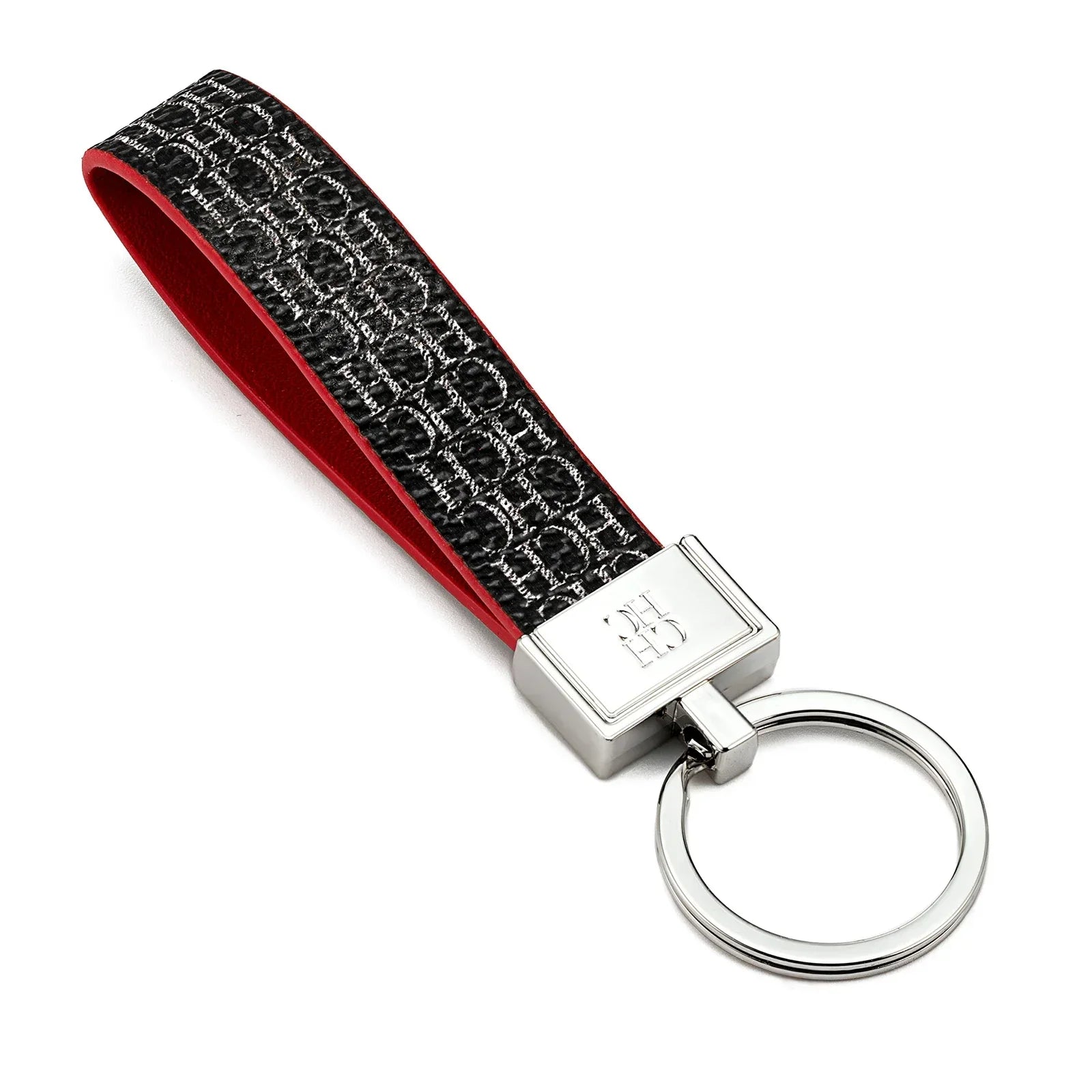 Chaveiro CHCH – Couro, Design Exclusivo com Estampa, Estilo Minimalista e Sofisticado, Presente Elegante