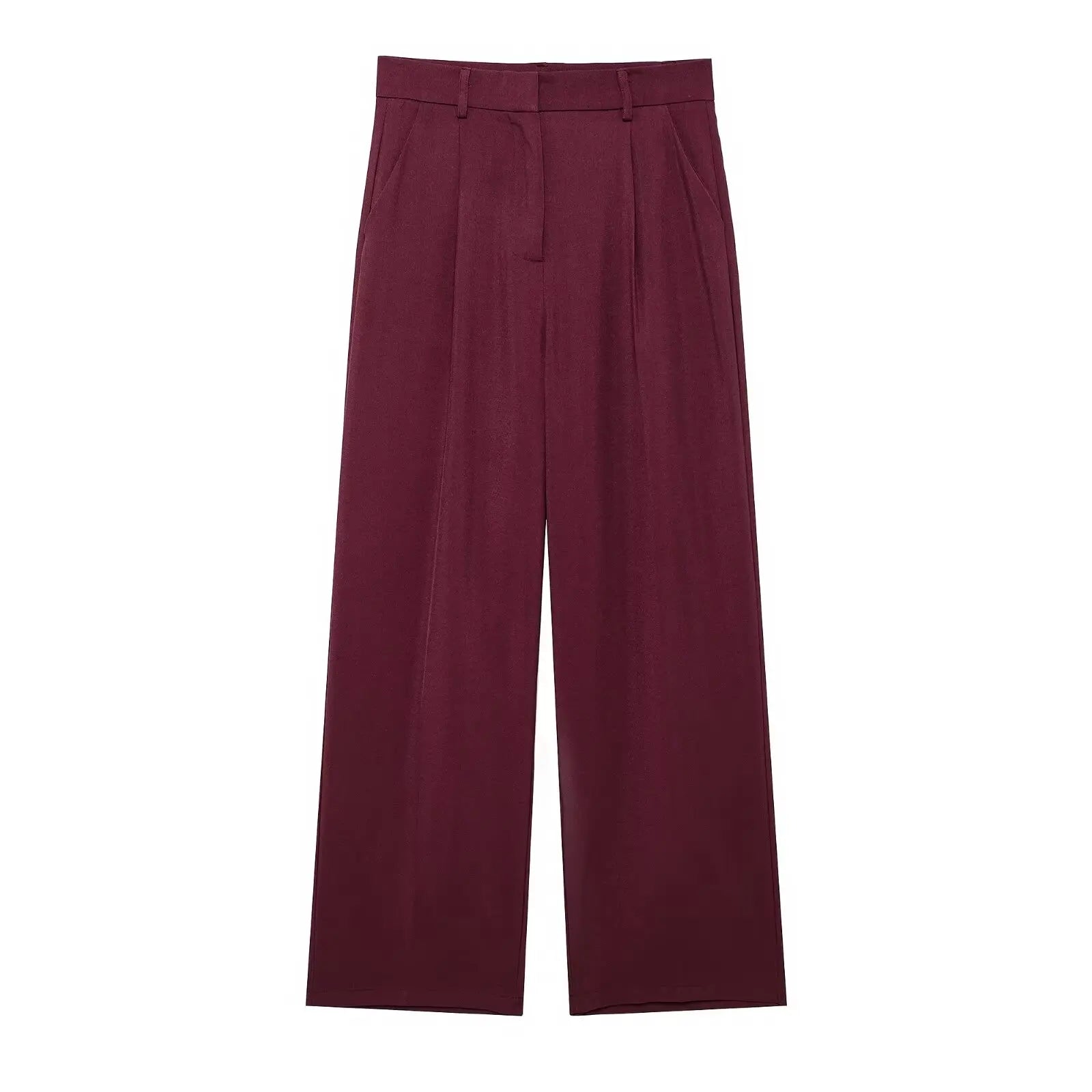 Conjunto – Blazer com Botões Duplos e Calça de Cintura Alta