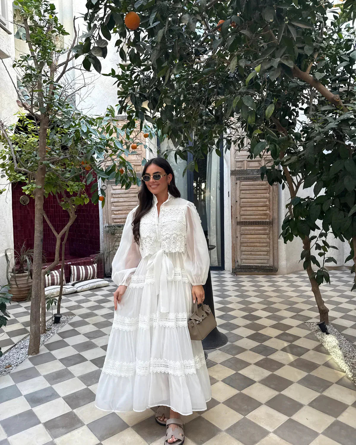 Vestido Lumière – Edição Exclusiva com Renda Bordada