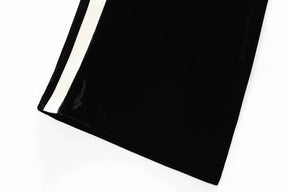 Conjunto em Veludo com Camisa de Manga Longa e Calça – Design Elegante com Detalhes Laterais