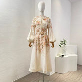 Vestido Luxo ALEMÃIS 100% Linho puro