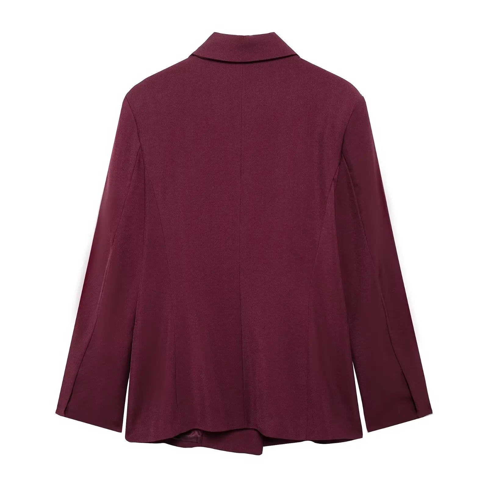 Conjunto  – Blazer com Botões Duplos e Calça de Cintura Alta