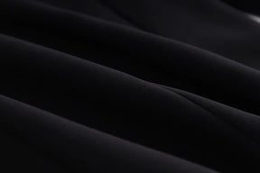 Blazer/Vestido Com bordado em Cristais - Com lapela em cetim