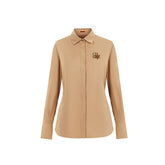 Conjunto CHCH – Camisa Bordada + Saia Midi Plissada Casual Chic