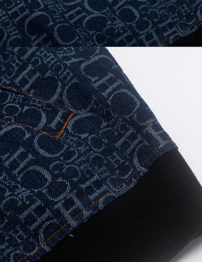 Jaqueta Jeans CHCH – Com Zíper e Bolsos, Gola Lapela, Manga Longa, Estilo Vintage e Fashion
