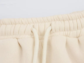 Conjunto Jogger Feminino Forrado em Lã – Bordado, Ajuste Solto e Design Térmico