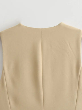 Conjunto de Colete e Saia Longa - Estilo e Elegância