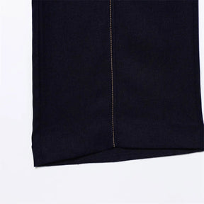 Conjunto Feminino – Blazer Curto com Botões Decorativos e Calça Reta Casual |