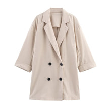 Conjunto Alfaiataria Moderna – Blazer com Botões Duplos e Calça Wide Leg