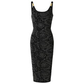 Vestido com Designer Sofisticado - Detalhe dourado na alça