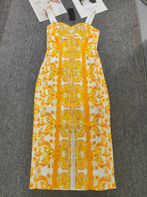 Vestido Estampa DG - luxo novidade