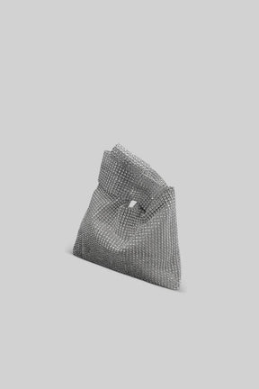 Bolsa de Mão Strass - Ouro/Prata